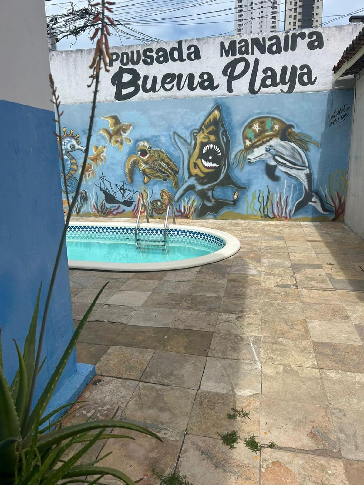 Pousada Manaíra Buena Playa Joao Pessoa Bagian luar foto