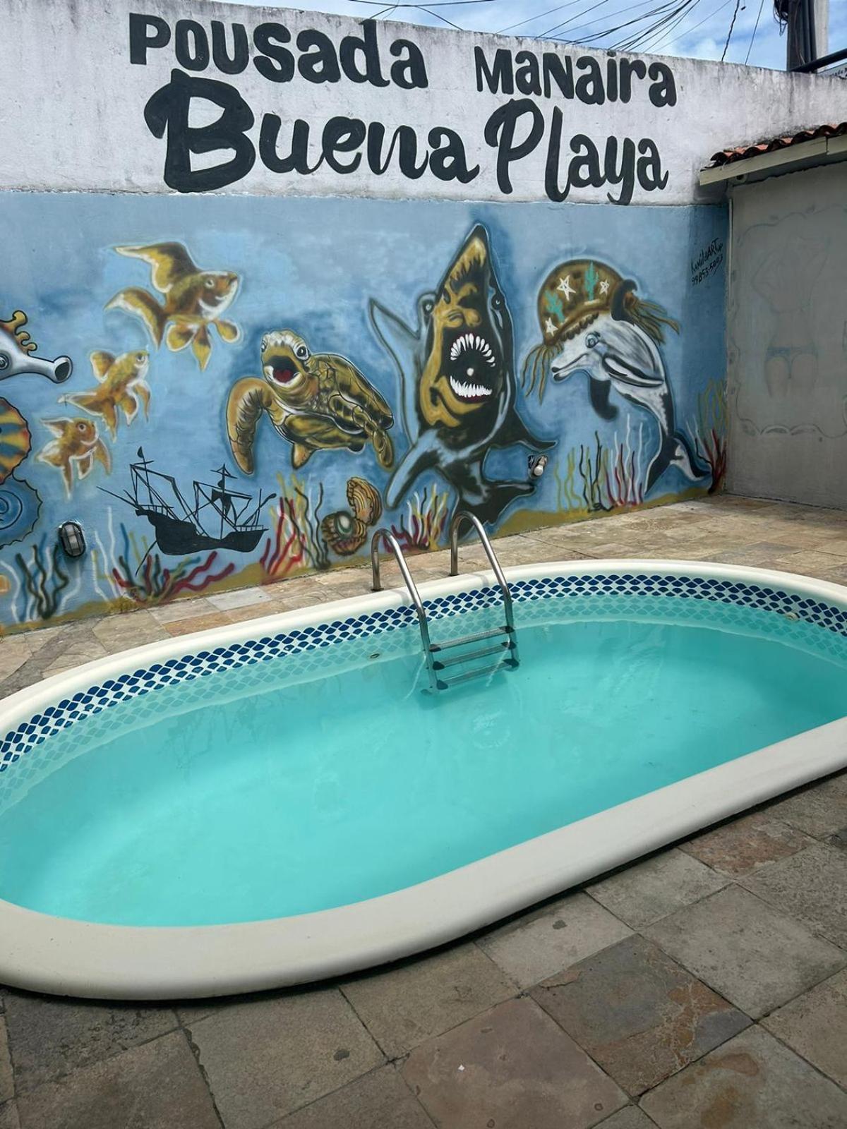 Pousada Manaíra Buena Playa Joao Pessoa Bagian luar foto